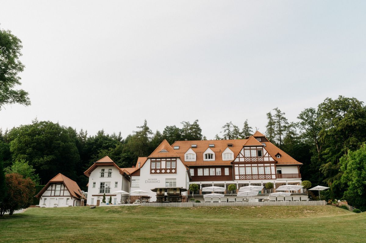 Abendstimmung bei der Hochzeit in Hessen