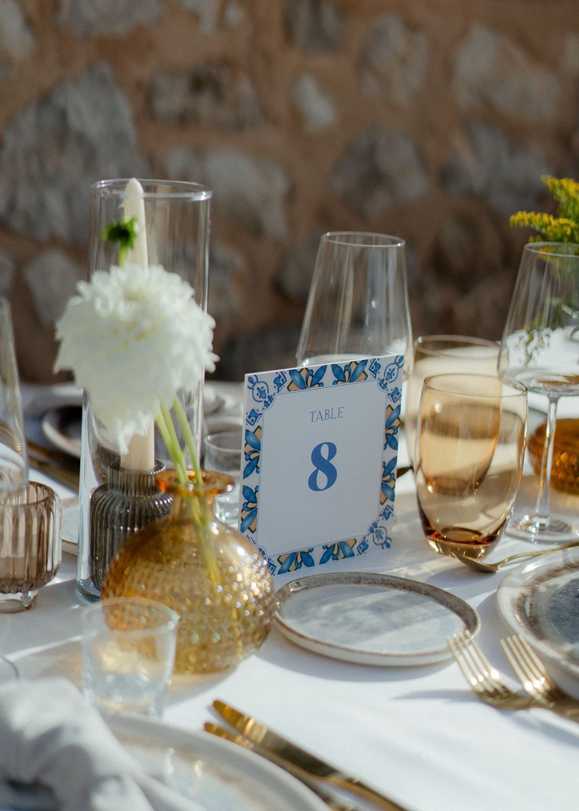 Sitzplan der Finca-Hochzeit auf Mallorca