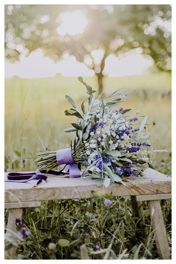 Brautstrauß Lavendel